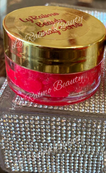 Ly'Raimo Beauty "Baddie Gold Top Lip Scrub"