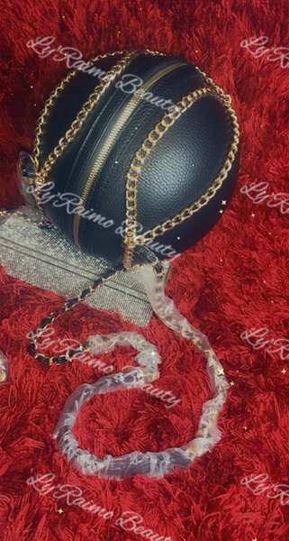 Amazon.com: JU Women Basketball Shaped Clutch Cross Body Purse Rhinestone  Round Ball Crystal Evening Bag Clutch Handbag for Wedding Party Black :  Clothing, Shoes & Jewelry